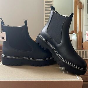 DOLCE VITA MOANA H20 WOMEN’S BOOTS BLACK SIZE 7.5